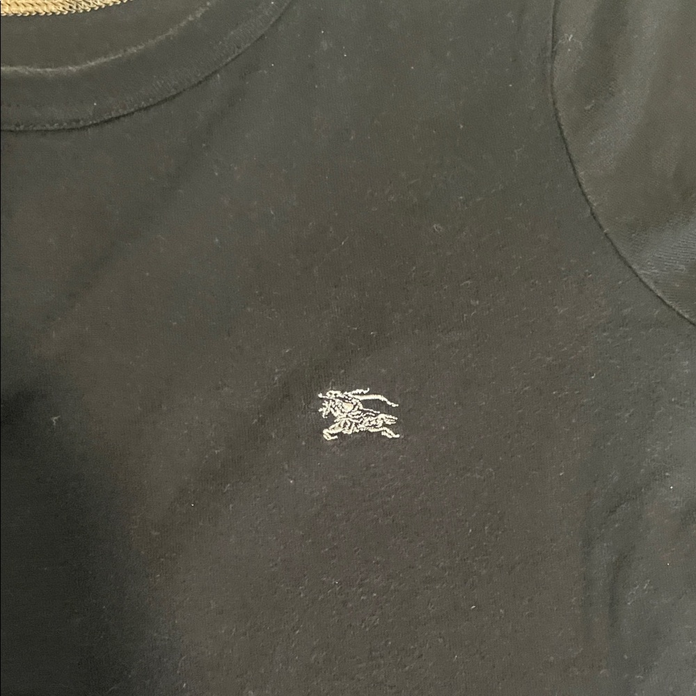 Burberry Black Short Sleeve Tee - Picture 2 of 3